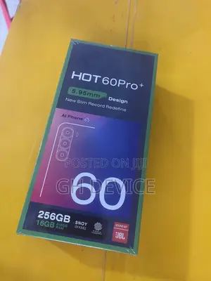 New Infinix Hot 60 Pro+ 256 GB Black