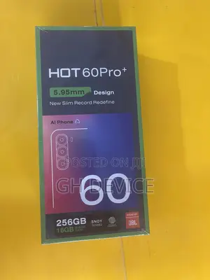 New Infinix Hot 60 Pro+ 256 GB Black
