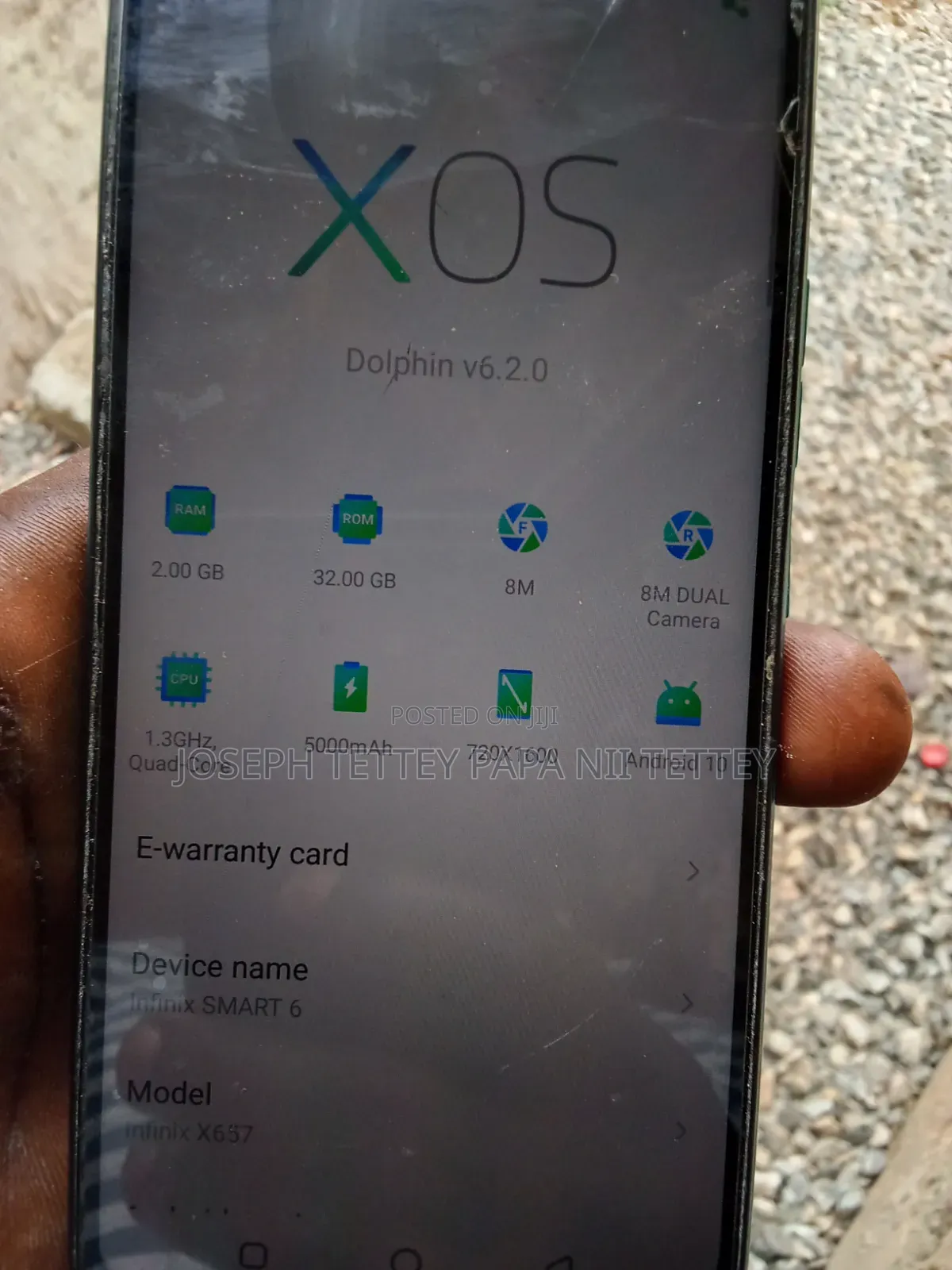 Infinix Smart 6 32 GB Blue