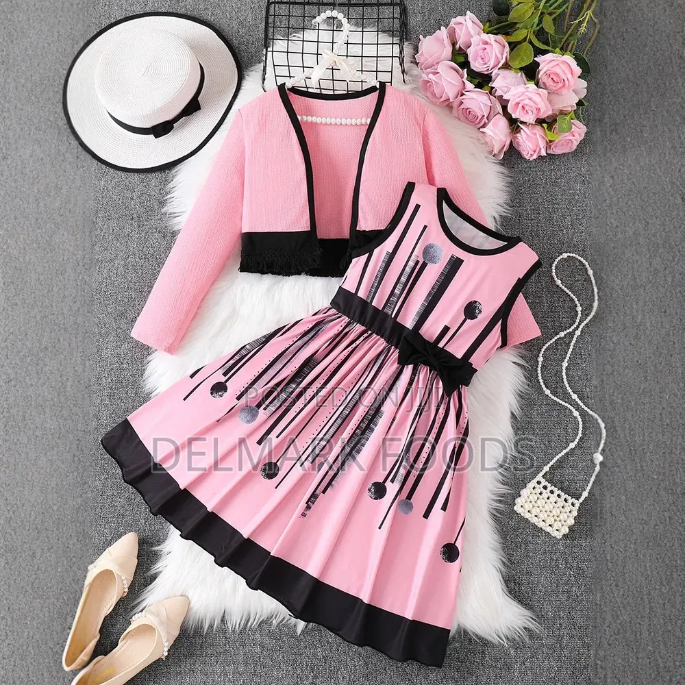 Girls Dresses With Long Sleeve Jacket
