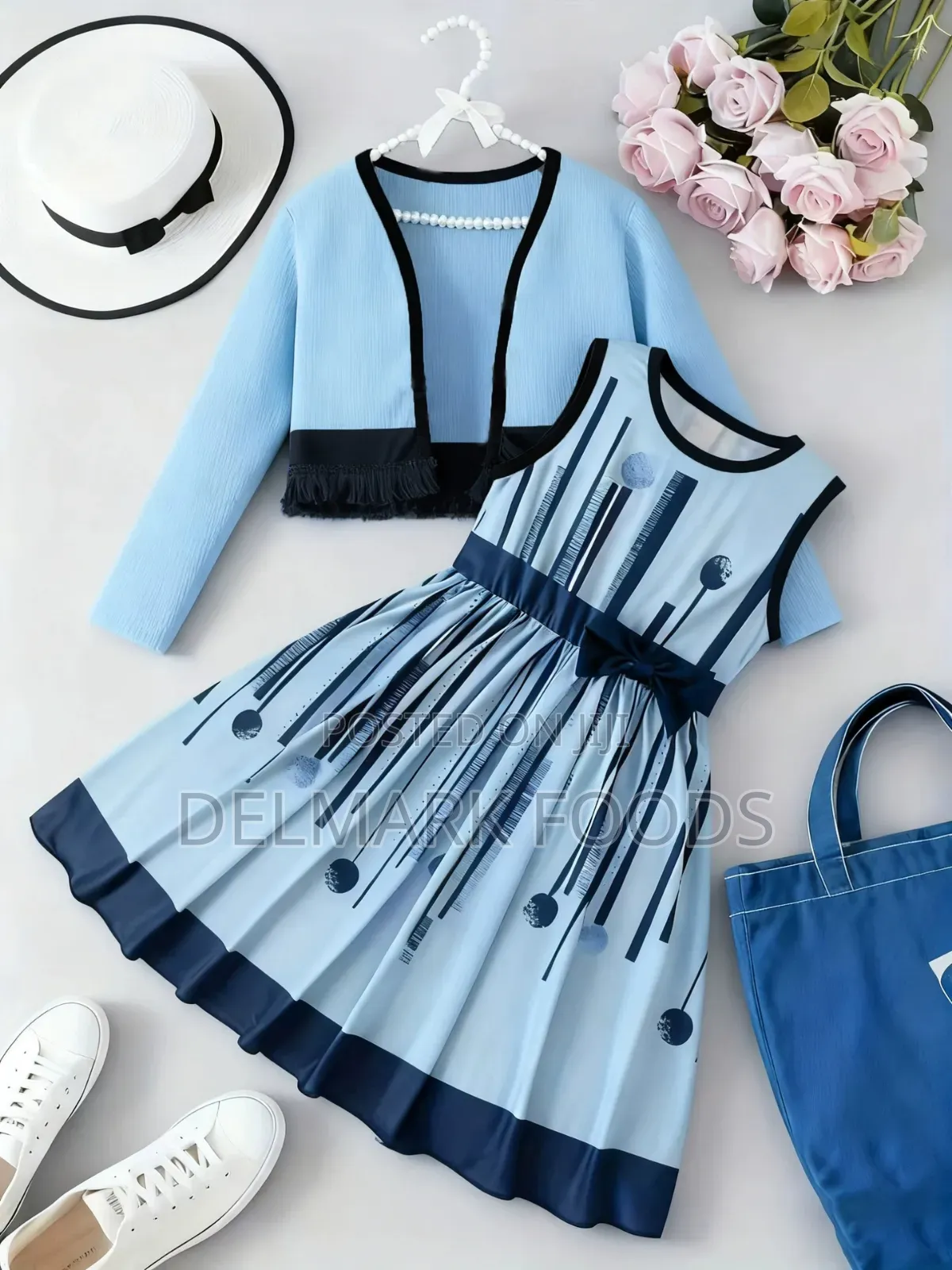 Girls Dresses With Long Sleeve Jacket