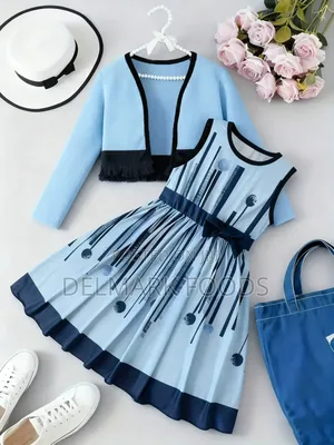 Girls Dresses With Long Sleeve Jacket