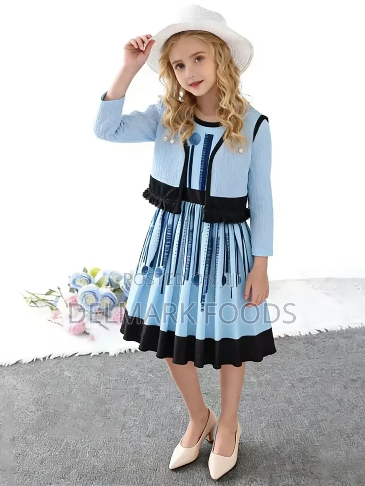 Girls Dresses With Long Sleeve Jacket
