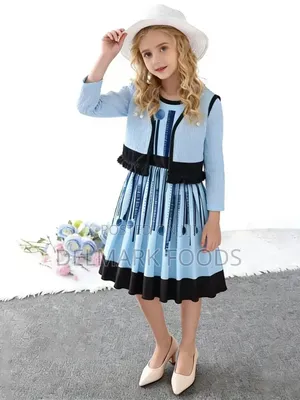 Girls Dresses With Long Sleeve Jacket