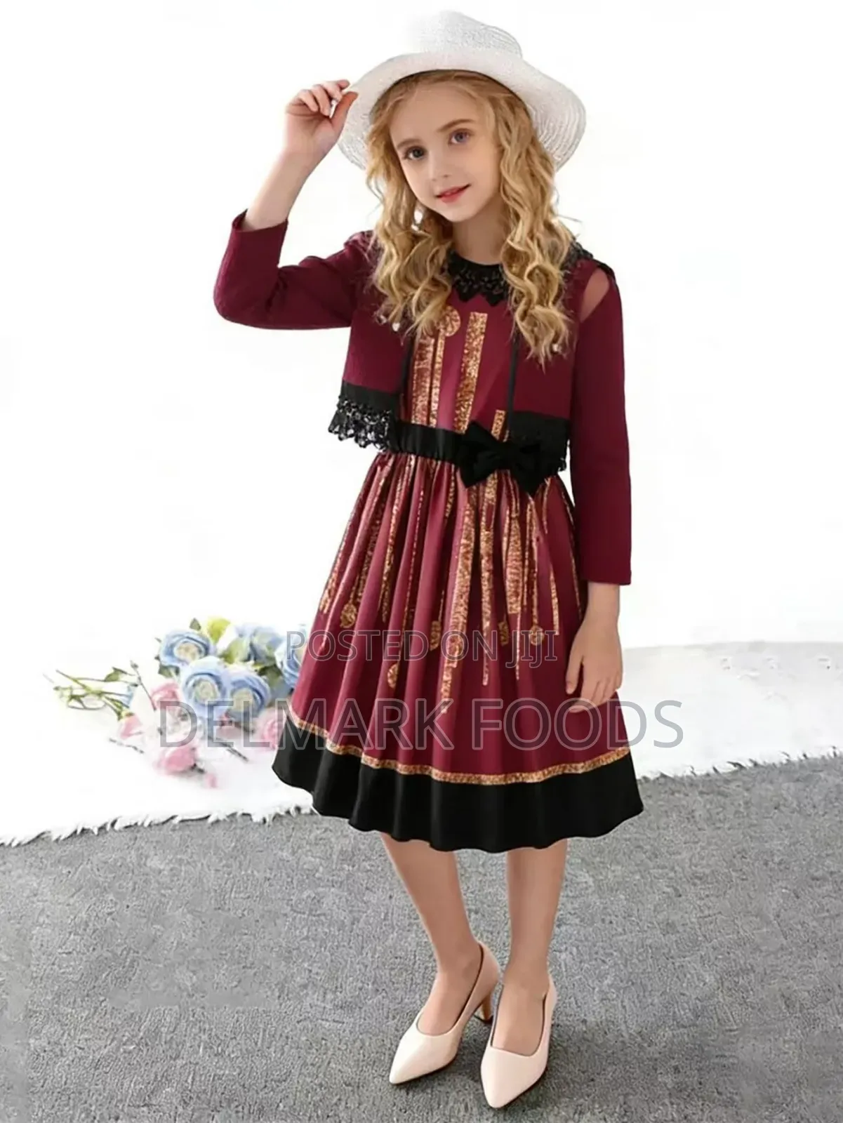 Girls Dresses With Long Sleeve Jacket