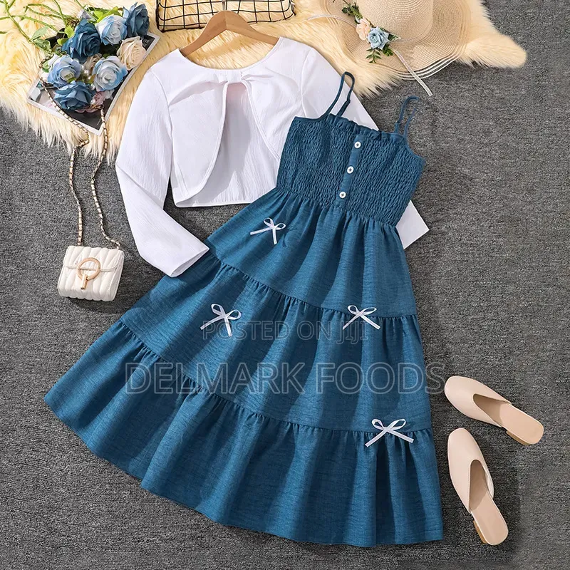 Girls Dresses With Long Sleeve Jacket