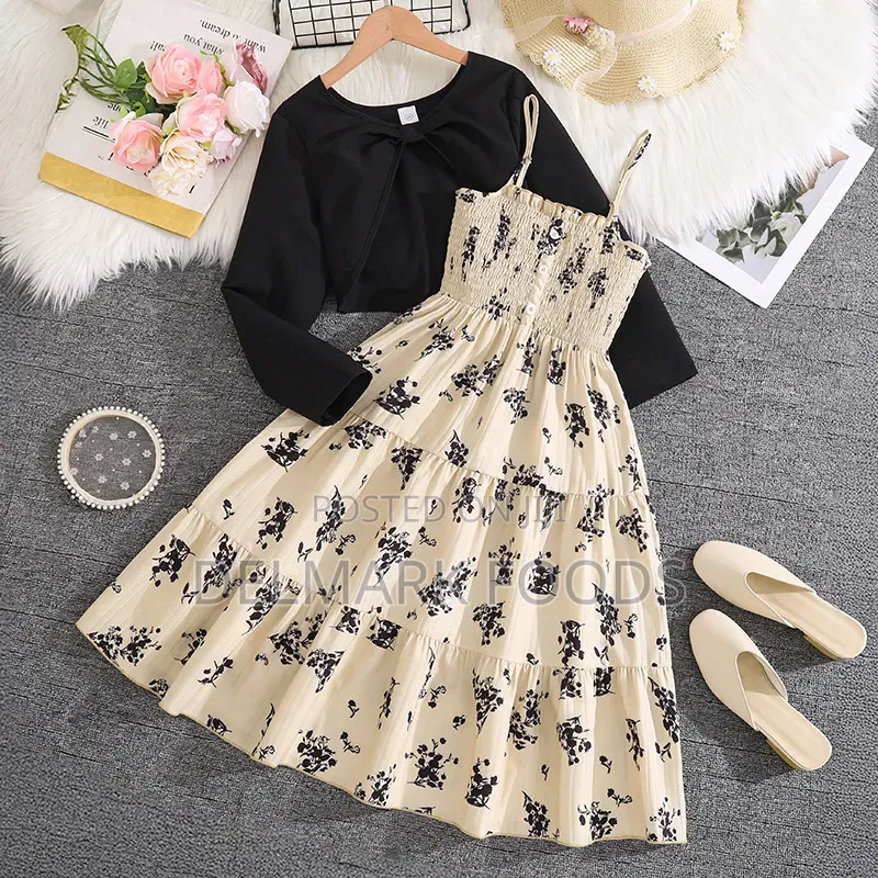 Girls Dresses With Long Sleeve Jacket