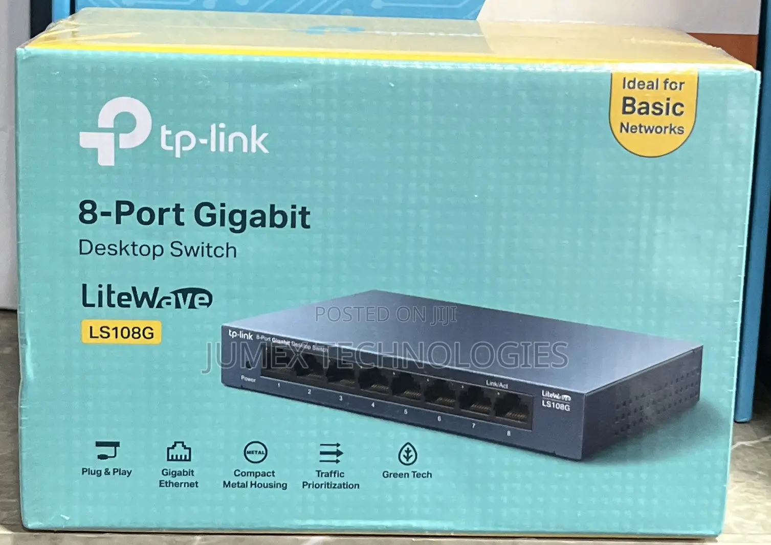TP-Link 8-Port Gigabit Desktop Switch Ls108g