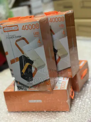 Fast Charging 40,000mAh Power Bank - Black