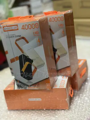 Fast Charging 40,000mAh Power Bank - Black