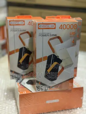 Fast Charging 40,000mAh Power Bank - Black