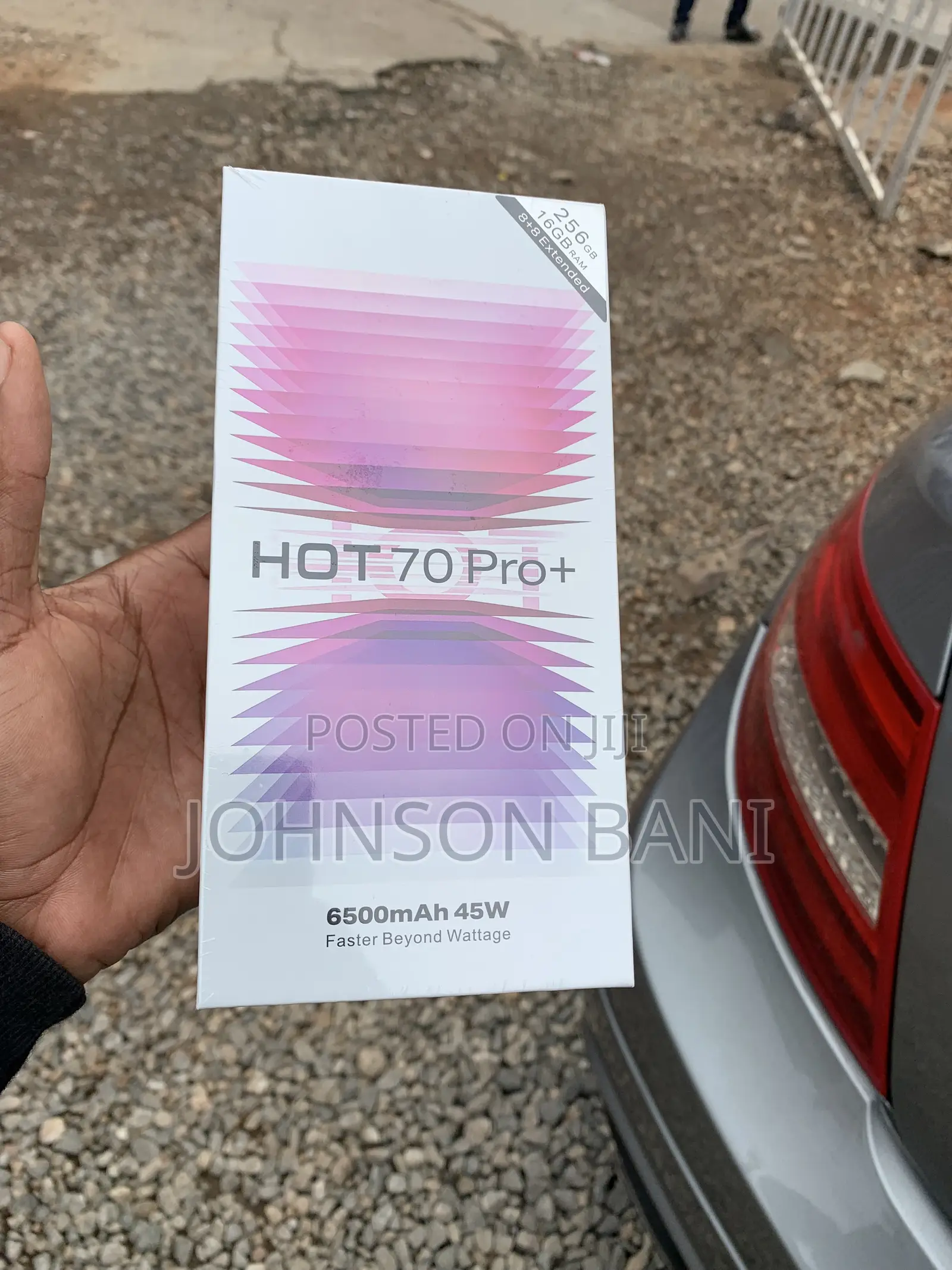 New Infinix Hot 70 Pro 5G+ 256 GB Gray