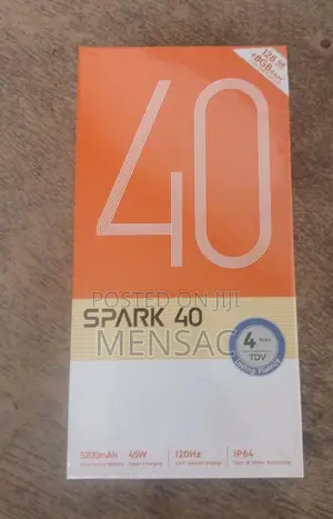 New Tecno Spark 40 256 GB Black