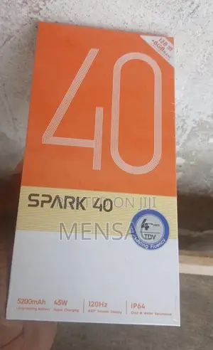 New Tecno Spark 40 256 GB Black