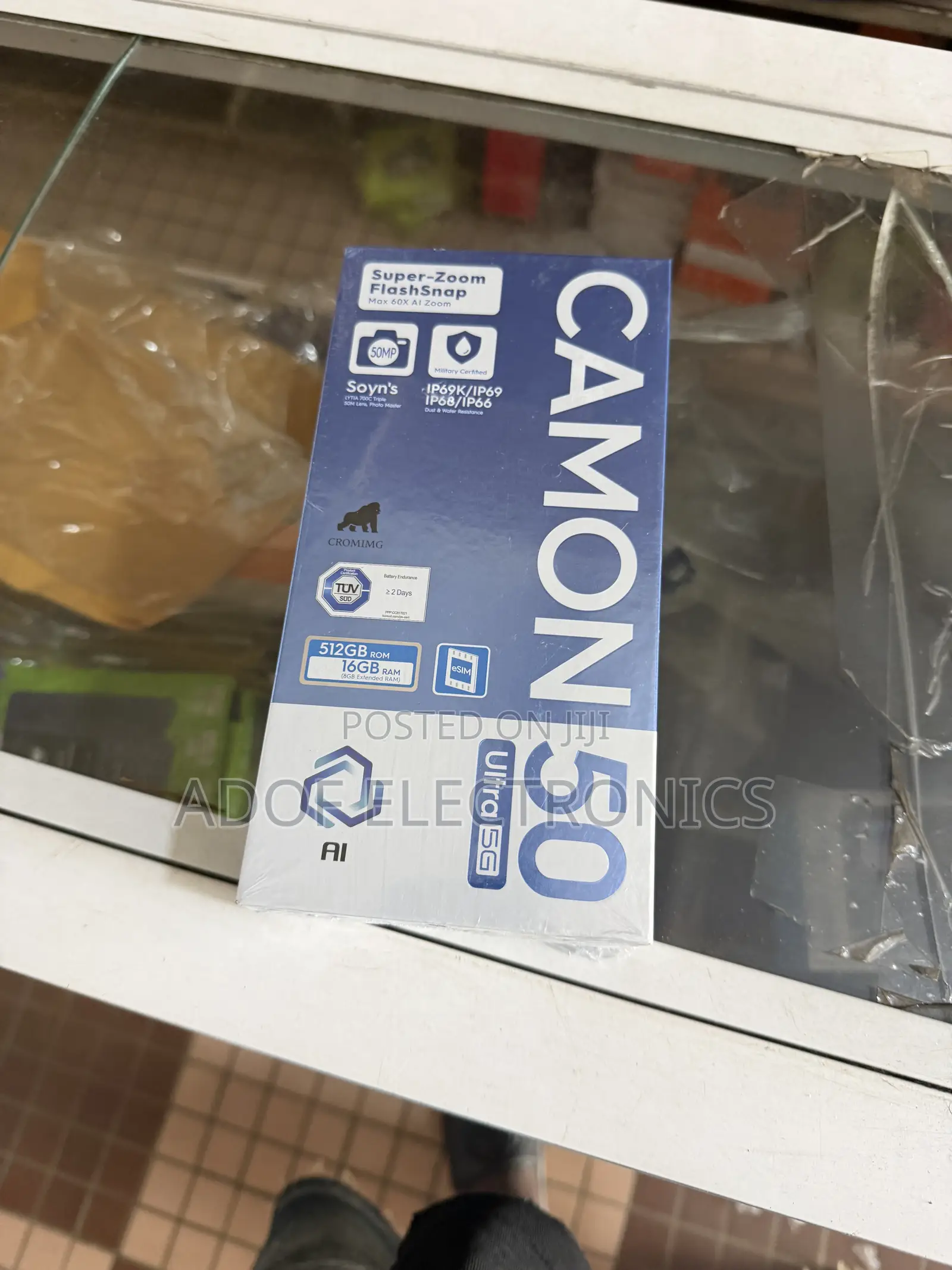 New Tecno Camon 50 Ultra 512 GB Black