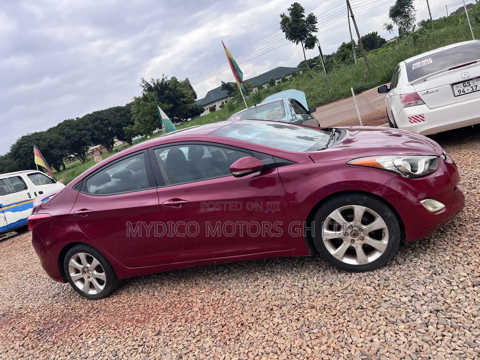 Hyundai Elantra Limited 2011 Red