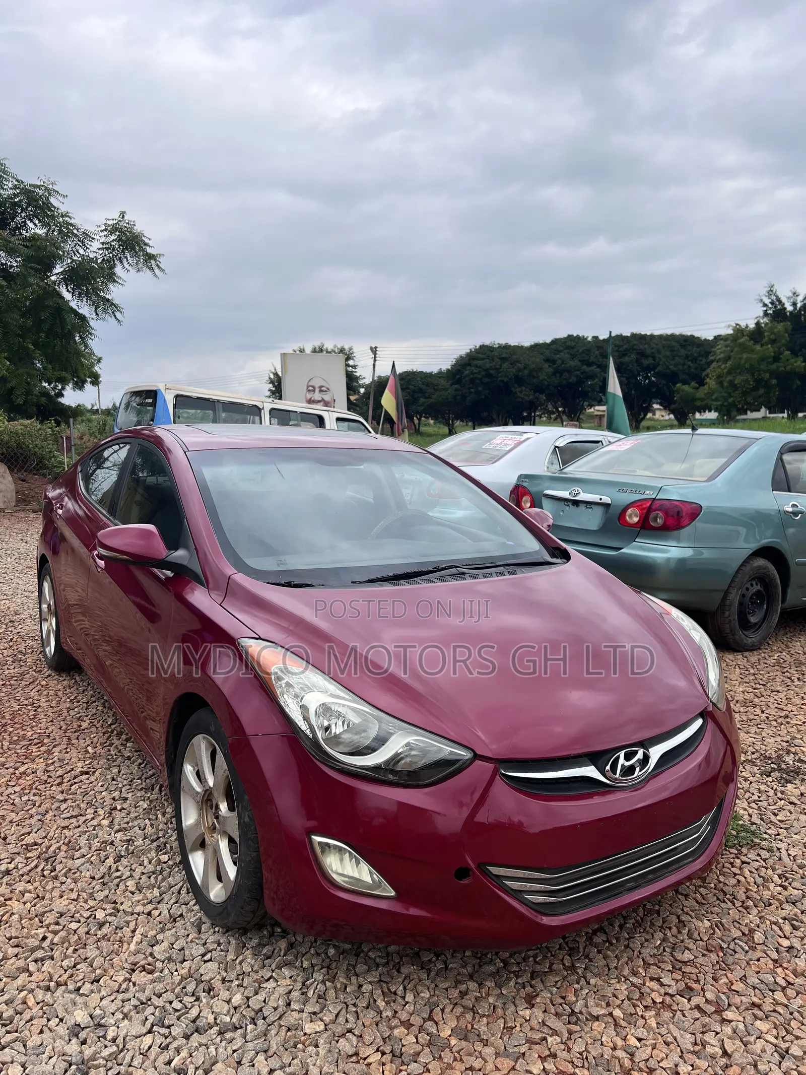 Hyundai Elantra Limited 2011 Red