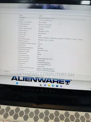 Laptop Alienware M15 r3 16GB Intel Core i7 SSD 512GB