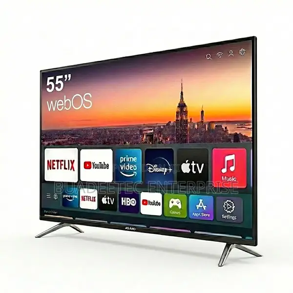 ASANO 55” Smart LED WebOS TV, Ultra HD (WebOS Hub)