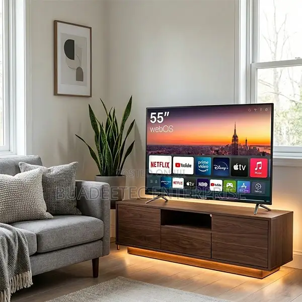 ASANO 55” Smart LED WebOS TV, Ultra HD (WebOS Hub)