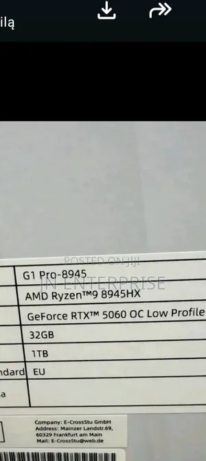New Desktop Computer 32GB AMD Ryzen 9 SSD 1T