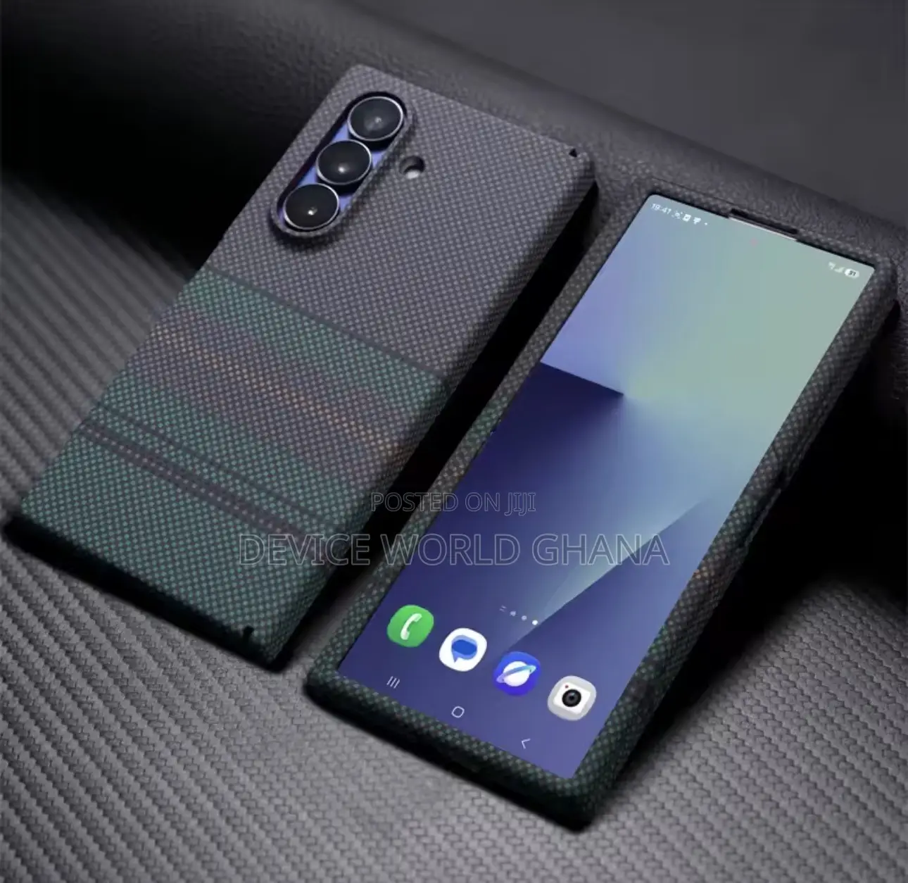Kelvia Carbon Full Protection Case for Samsung Z Fold 8 and 8 Ultra