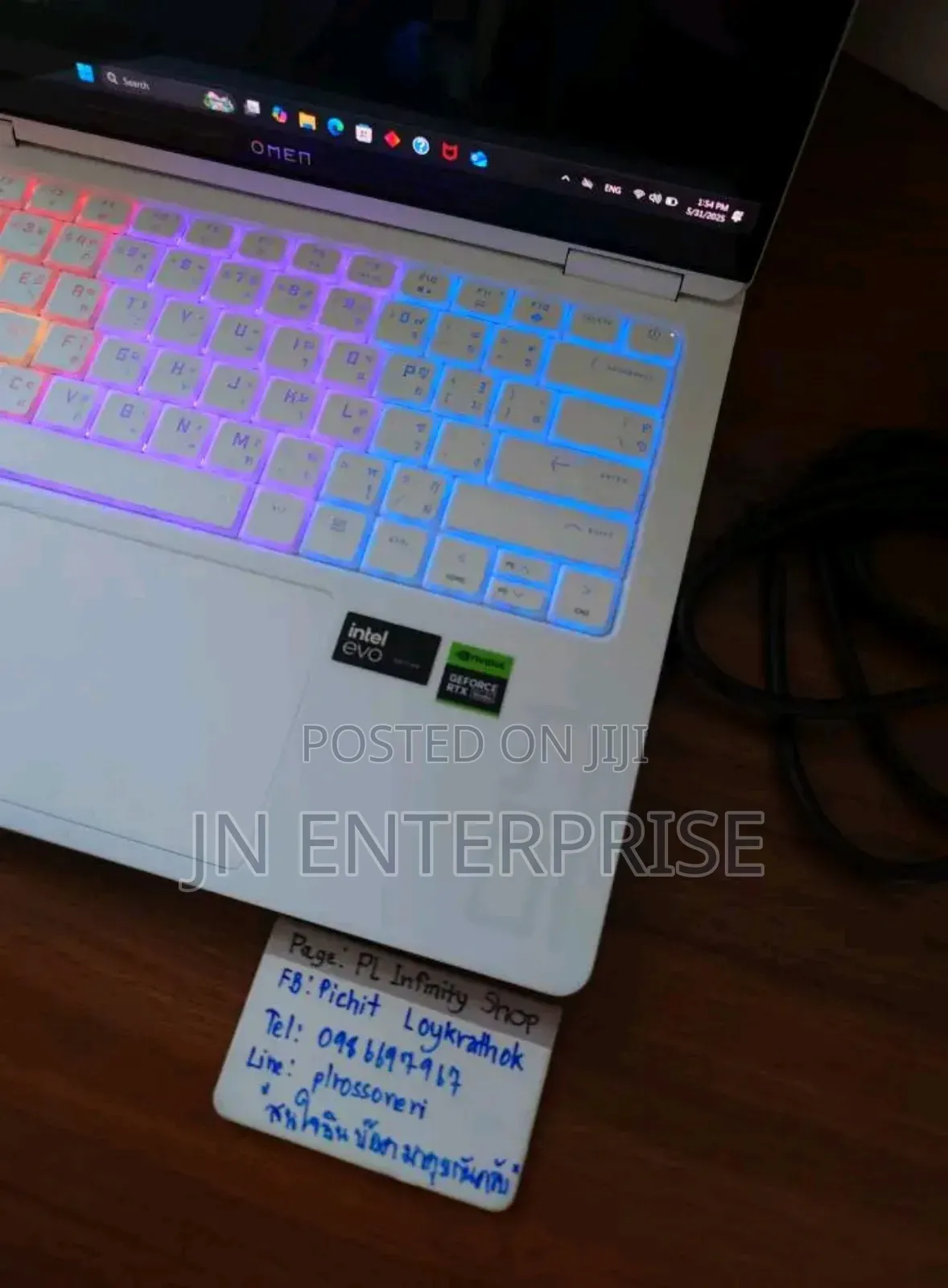 New Laptop HP Omen Transcend 14-fb0023dx 32GB Intel Core Ultra 9 SSD 1T