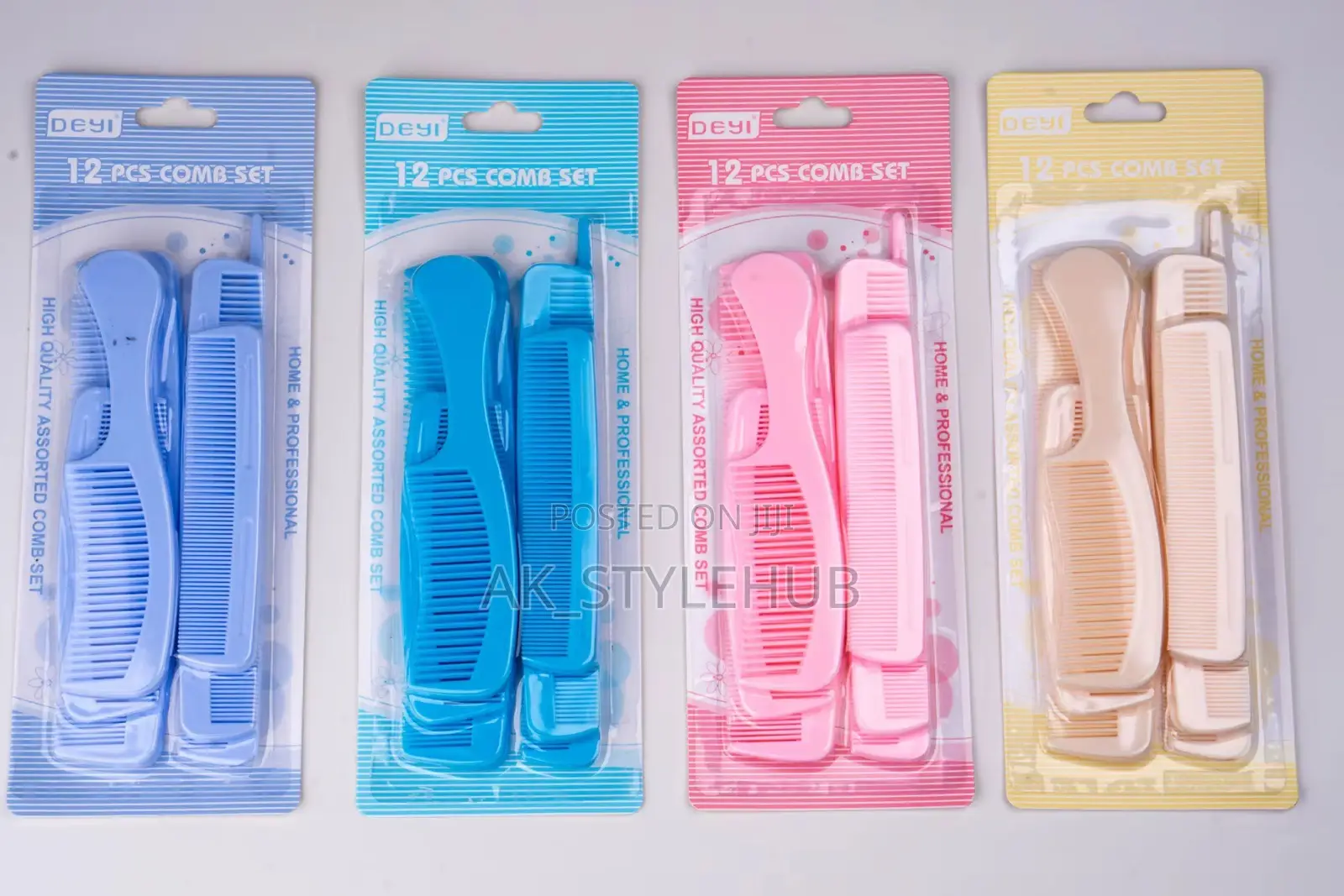 12 Pieces Comb Set