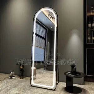 Led Full Body Dressing Mirror With Stand Bright Stylish
