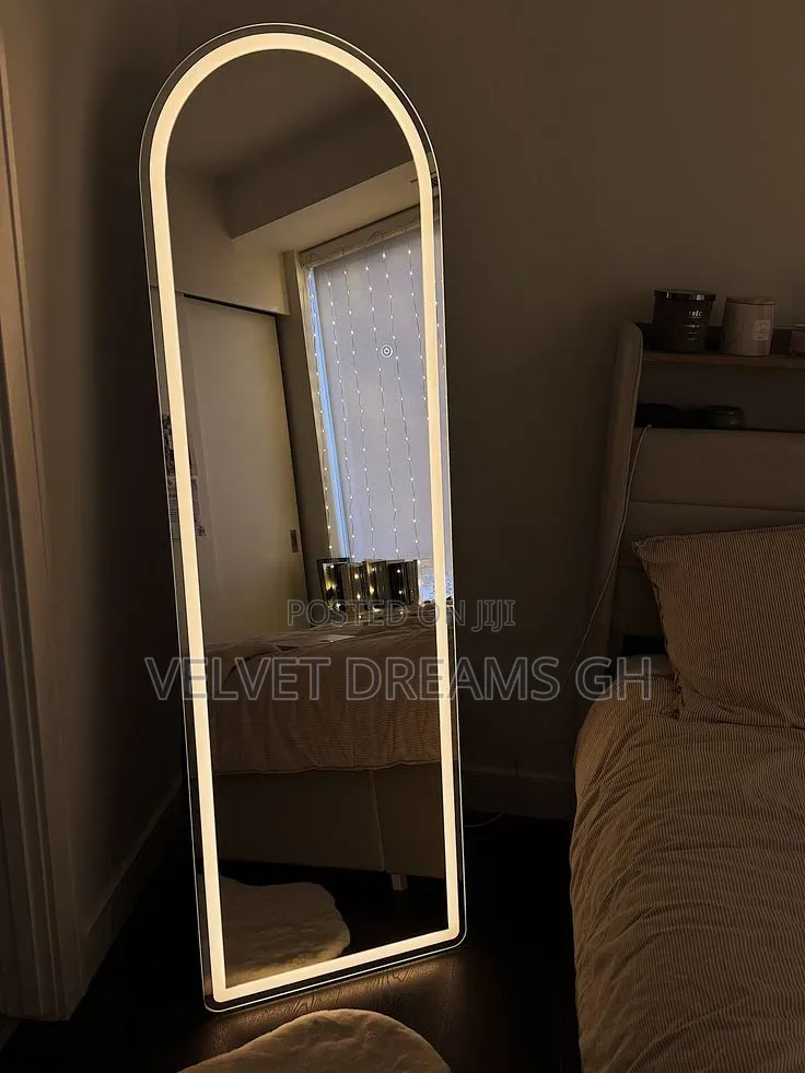 Led Full Body Dressing Mirror With Stand Bright Stylish