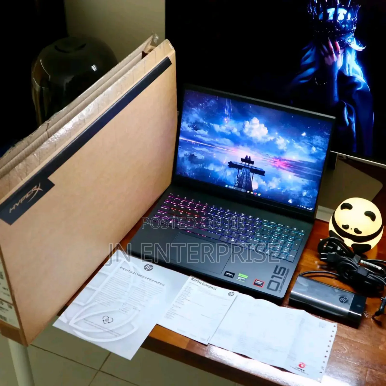 New Laptop HP Omen 15t 16GB AMD Ryzen 7 SSD 1T