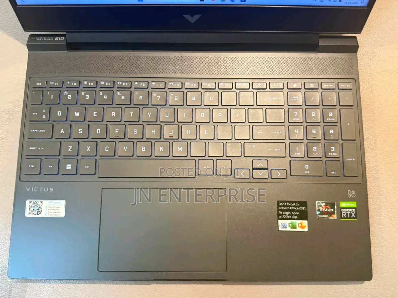 New Laptop HP Victus 15 24GB AMD Ryzen 5 SSD 1T