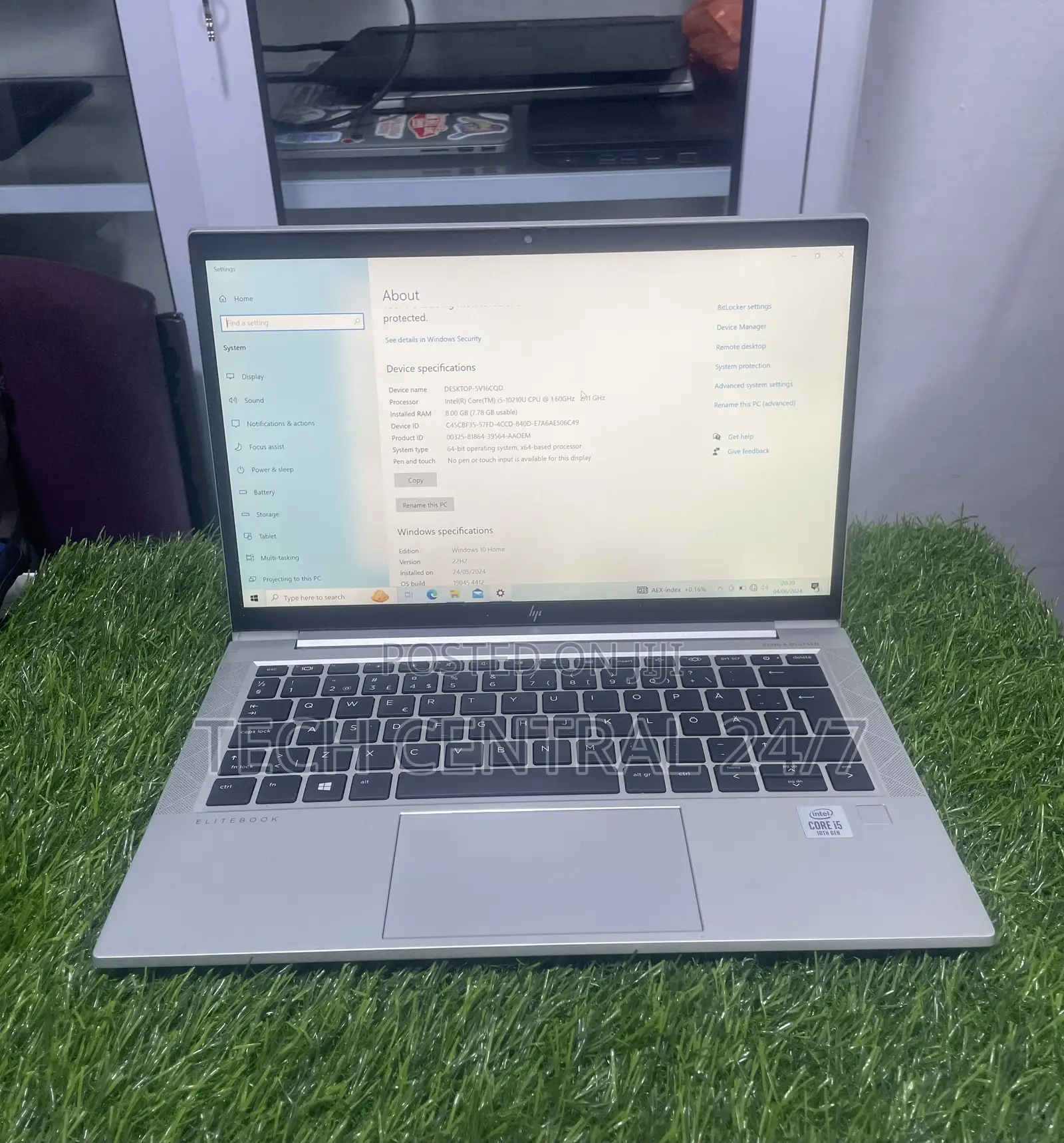 Laptop HP EliteBook 830 G7 8GB Intel Core i5 SSD 256GB
