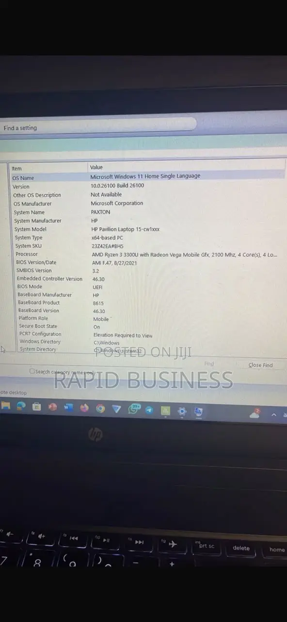Laptop HP Pavilion 15-cs3063cl 8GB Intel Core i5 HDD 512GB