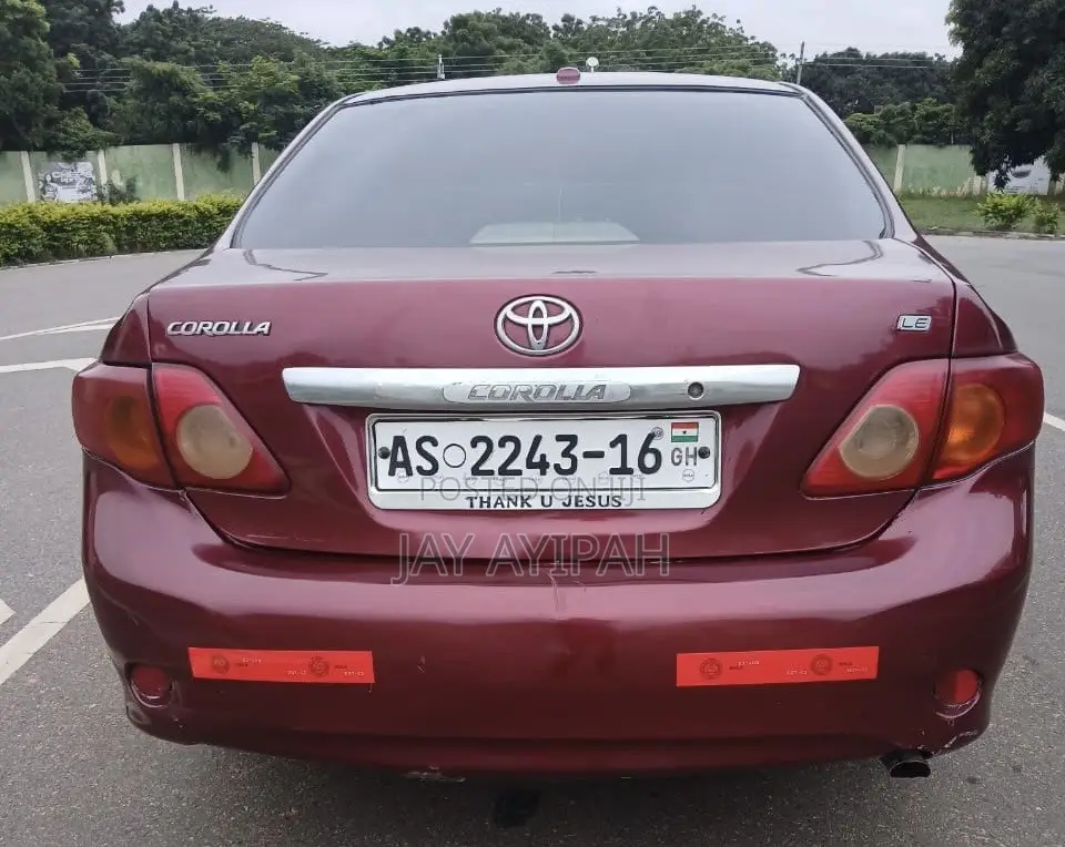 Toyota Corolla LE 4dr Sedan (1.8L 4cyl 4A) 2010 Burgundy
