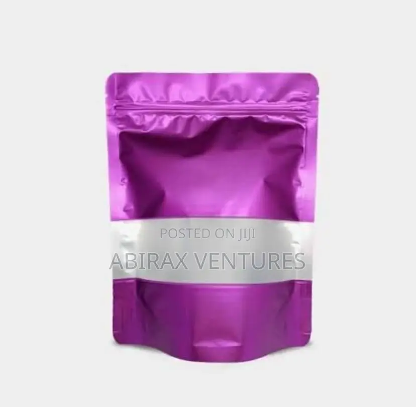 Purple Pouch With Window 14*20