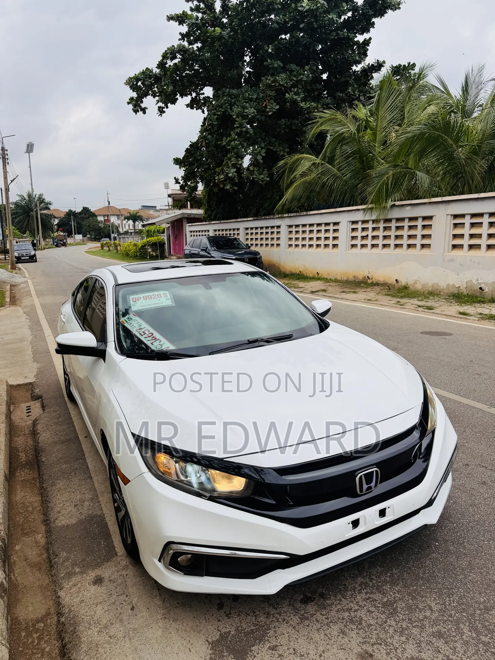 Honda Civic EX 4dr Sedan (2.0L 4cyl) 2017 White
