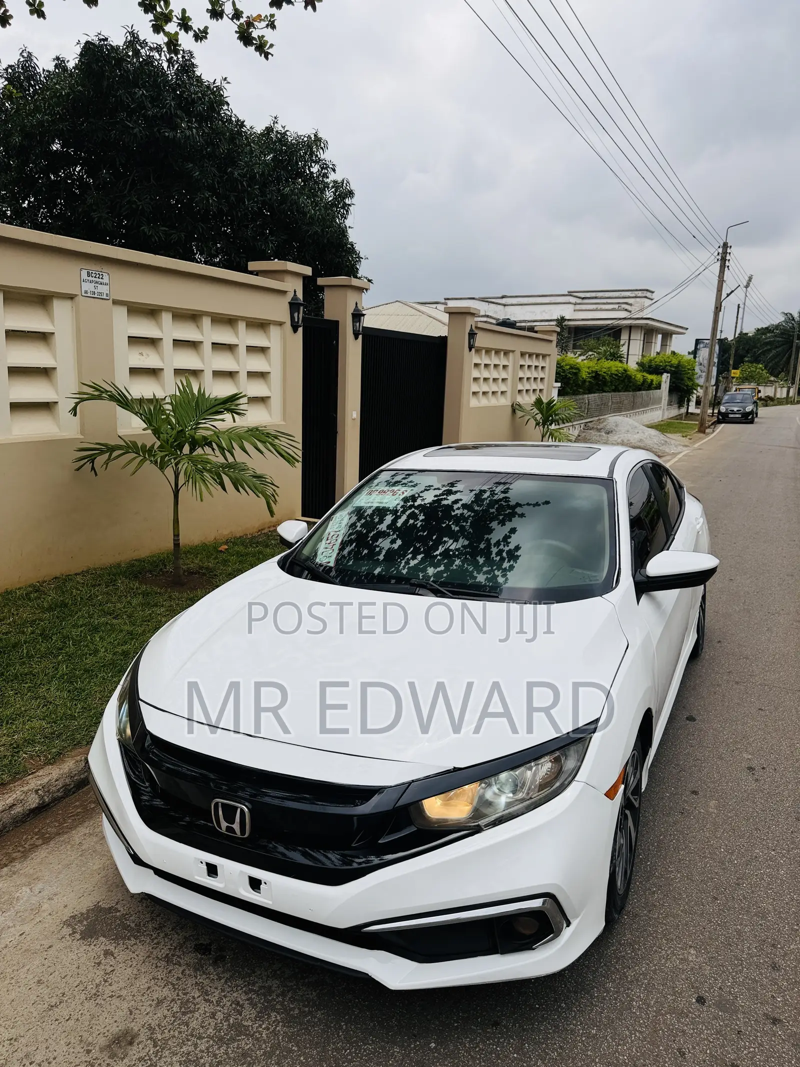 Honda Civic EX 4dr Sedan (2.0L 4cyl) 2017 White