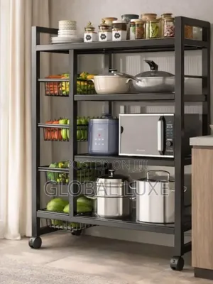 4-Tier Multipurpose Storage Rack – Strong Spacious
