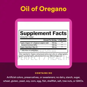H Pylori Clear Out! Oregano Oil, 180mg, 60 Softgels (Expiry 2029)