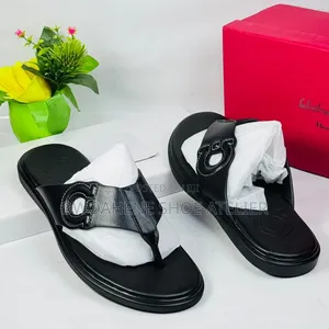 Salvatore Ferragamo Leather Thong Sandals