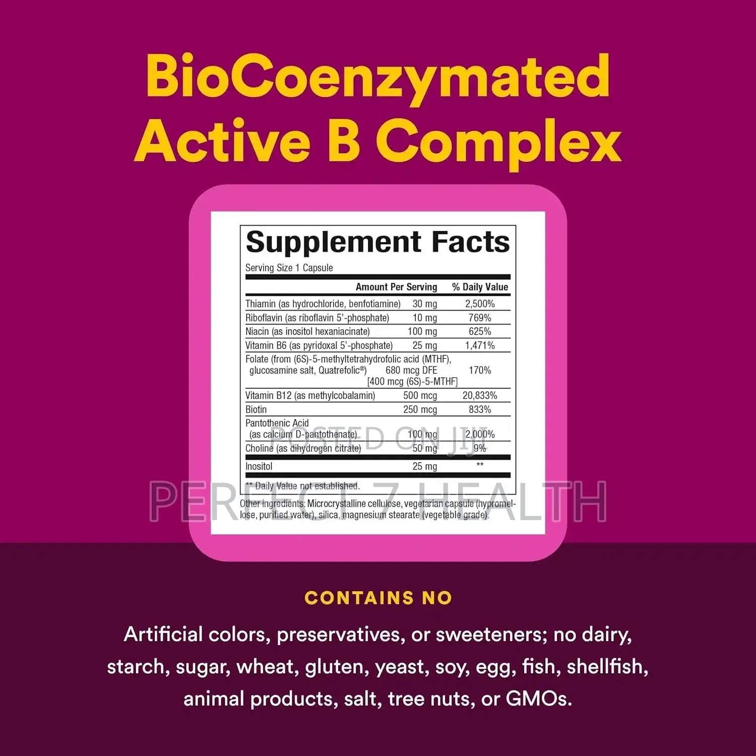 Natural Factors, BioCoenzymated, Active B Complex, 60 Vegetarian Caps