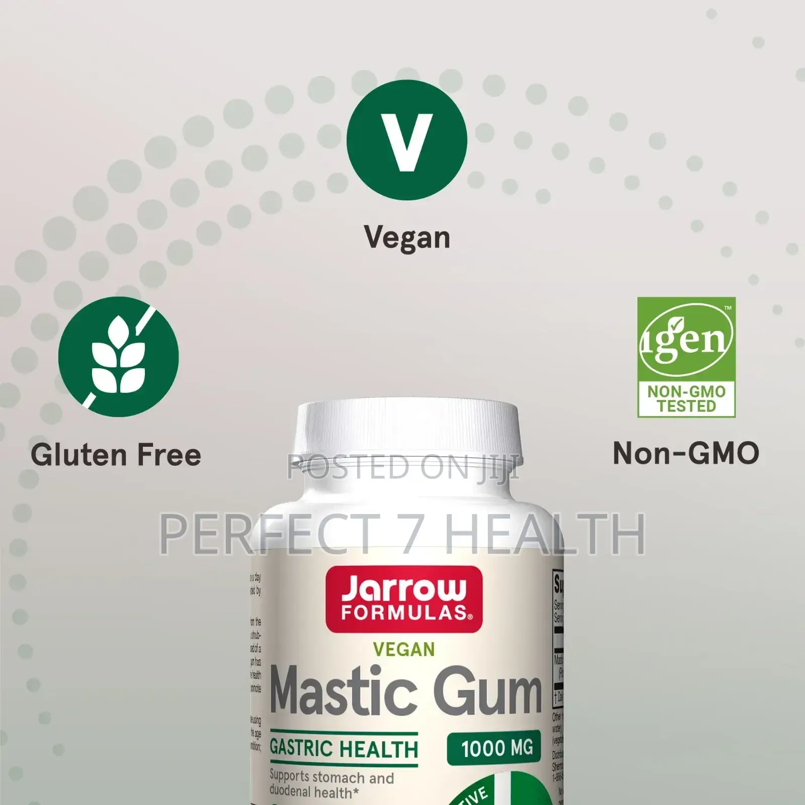 Jarrow Formulas, H Pylori Be Gone! , Vegan Mastic Gum, 60 Veggie Caps