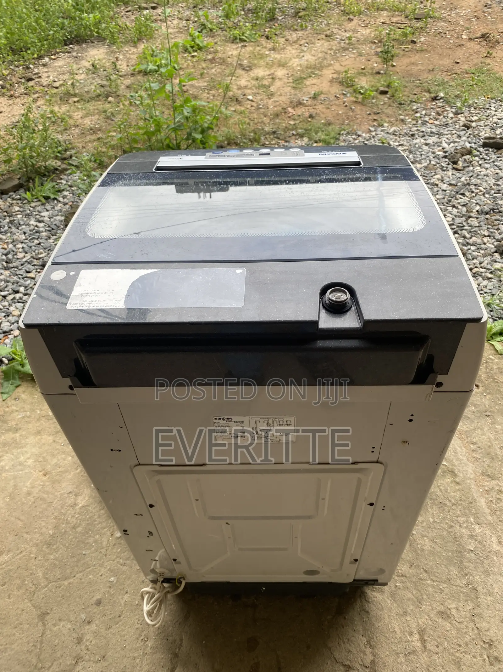 Bruhm 7.5kg Automatic Washing Machine (BWM-TL75H) - Working Perfect
