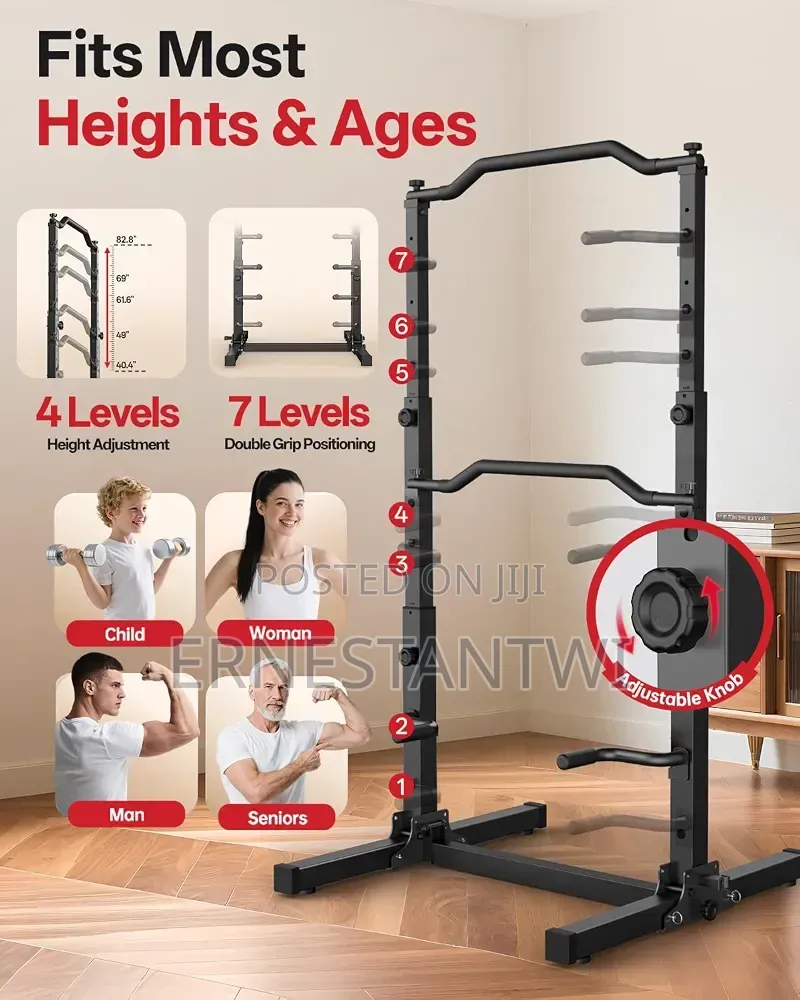 Solid Foldable Adjustable Power Tower From JOROTO, UK