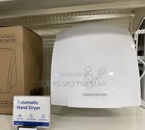 Automatic Hand Dryer, Sensor Operated, 1200W - White