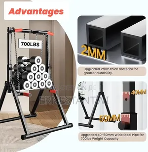 Foldable Adjustable Power Tower From DOBESTS, UK