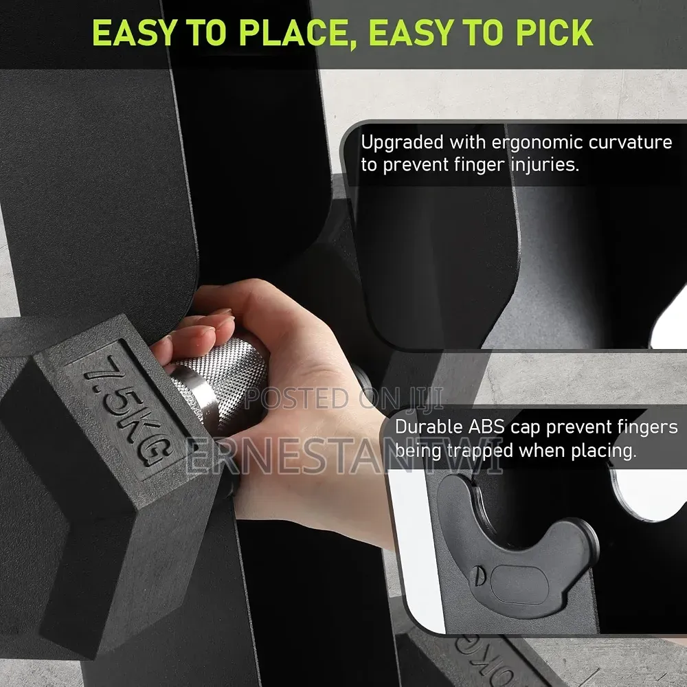 Solid Dumbbell Rack From Physkal, UK