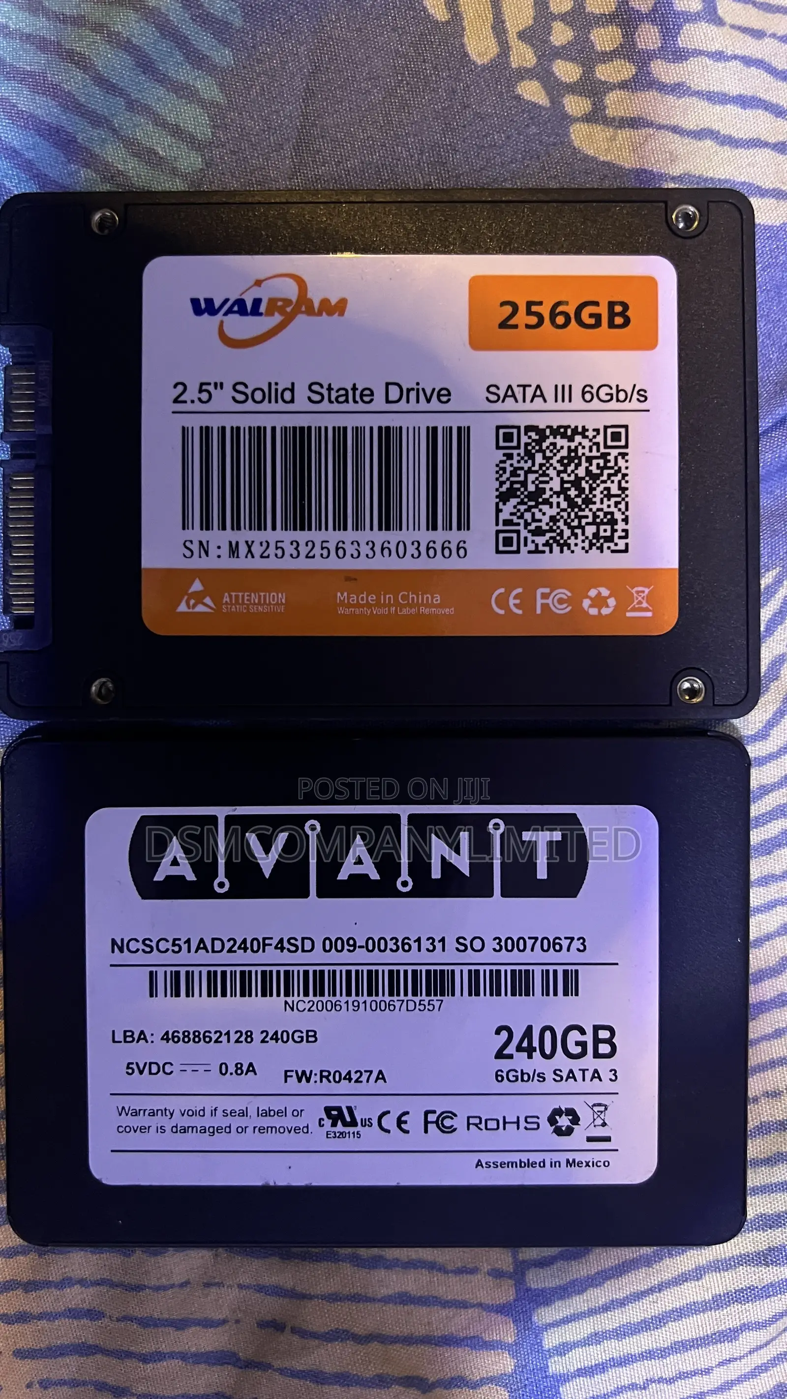 Sata SSD 250gig, 500gig , 1tb