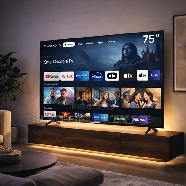 Asano 75” Smart Google TV, Ultra Hd (As-G75)